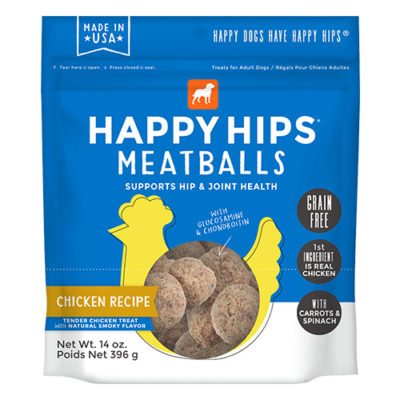 Happy Hips Chicken Meatballs Dog Treats 14oz